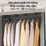 SPACEMADER Tủ Quần Áo Không Cần Lắp Ráp Tủ Vải Đựng Quần Áo Có Thể Gập Lại Tủ Vải Đựng Quần Áo Khung Thép Chịu Lực — ảnh 6