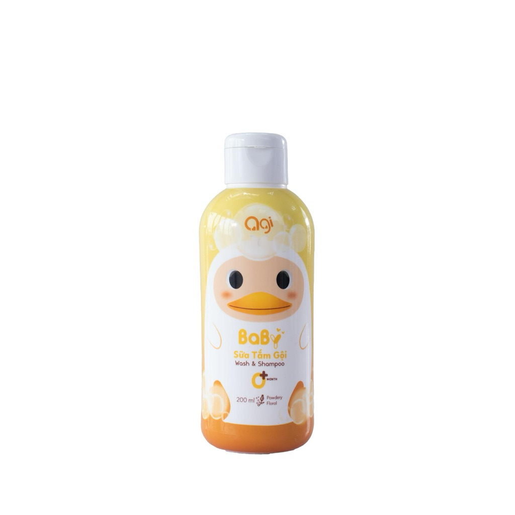 Sữa tắm gội AGI sữa tắm toàn thân 2 in 1 cho bé sơ sinh 200ml