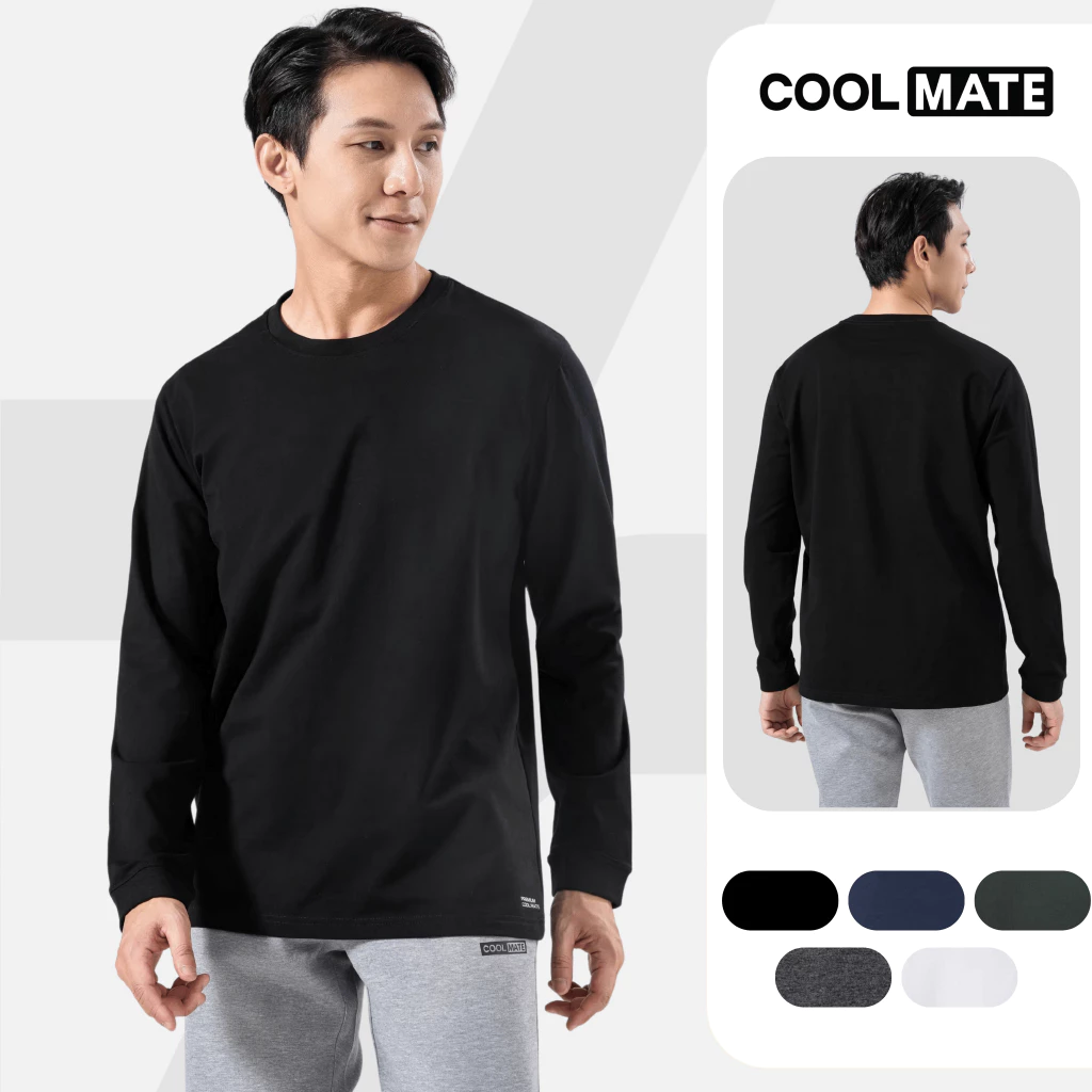 Áo thun nam dài tay Coolmate