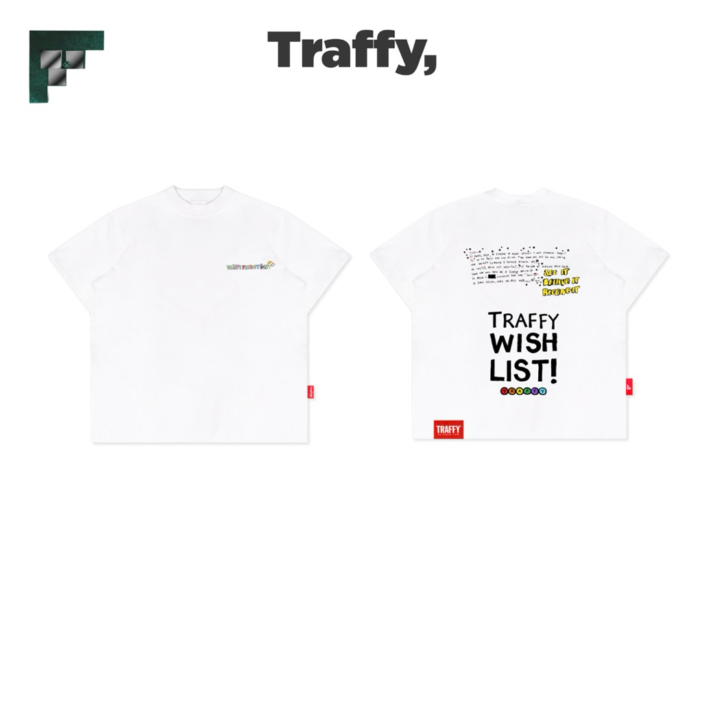 Áo Thun TRAFFY "Wish-List 26" Stargirl/ Starboy Form Regular Cotton 2 Chiều Unisex