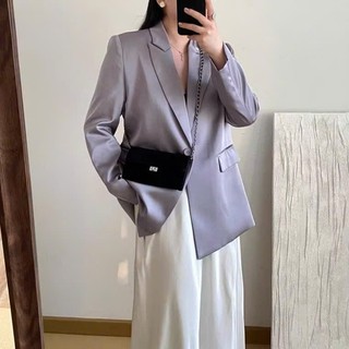 (Deal Mở Bán) Túi ví nữ đeo chéo đeo vai da lộn nhiều ngăn size 18cm để vừa điện thoại đi chơi thời trang hàn quốc sz18
