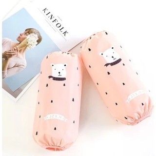Ống tay chống nước họa tiết dễ thương – bao tay che tay áo khi rửa bát, nấu ăn, lau nhà, vệ sinh