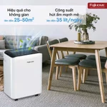 Máy hút ẩm lọc không khí HEPA diệt khuẩn UV Fujihome DH35W-HEPA, công suất lớn kết nối Wifi điều khiển App phòng 25-60m2 — ảnh 3