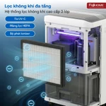 Máy hút ẩm lọc không khí HEPA diệt khuẩn UV Fujihome DH35W-HEPA, công suất lớn kết nối Wifi điều khiển App phòng 25-60m2 — ảnh 4