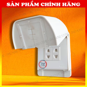 Mặt che mưa vuông Panasonic WBC8991W chính hãng – Hộp chống nước ổ cắm công tắc ngoài trời IP43