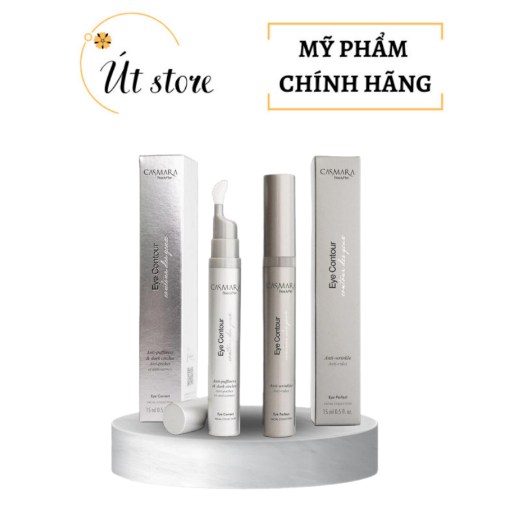 Kem Dưỡng Vùng Mắt CASMARA Eye Contour Anti-Puffiness & Dark Circles (15ml) cải thiện nếp nhăn vùng mắt