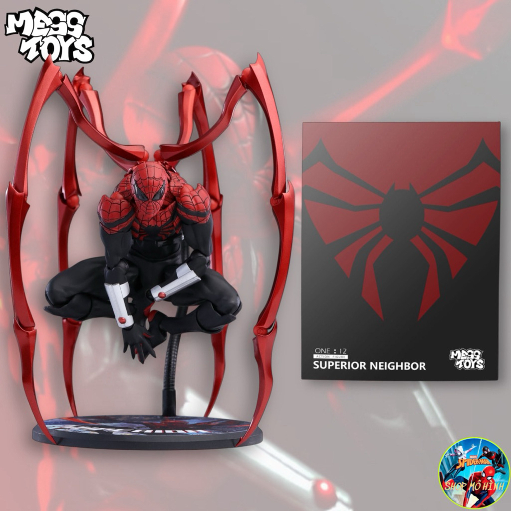 Có Sẵn) Mô Hình Mess Toys Superior Neighbor Spiderman Action
