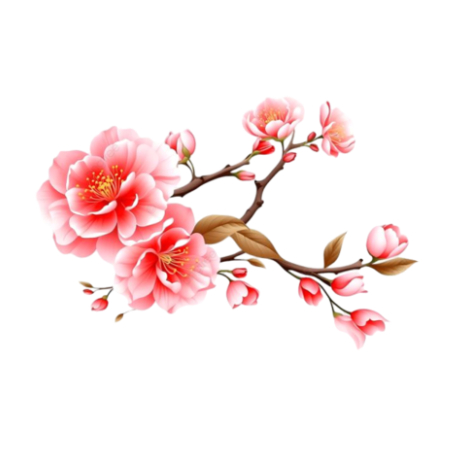 Hình ủi nhiệt quần áo mẫu HOA ĐÀO mùa xuân ủi áo tại nhà bằng bà là bàn ủi,nhiều mẫu nhiều size