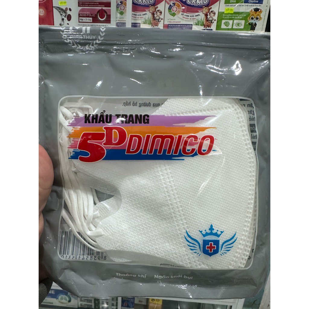 10 GOI khẩu trang Dimico trắng