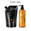 Combo Gel tắm đường thốt nốt An Giang 500ml & Túi refill tẩy da chết cơ thể 600ml