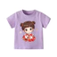 👕 Áo Thun Bé Gái mềm mịn thoáng mát in hình dễ thương 👕 AT388