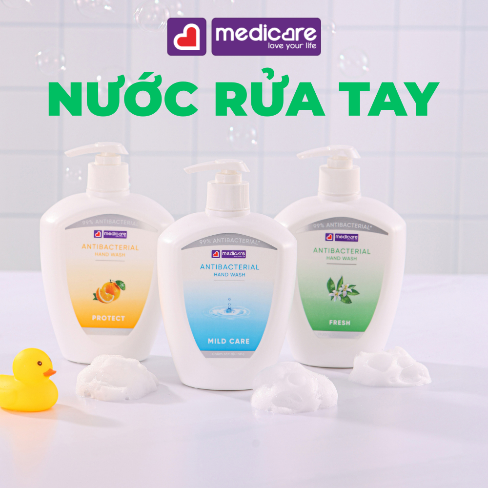 Nước rửa tay MEDiCARE kháng khuẩn 500ml