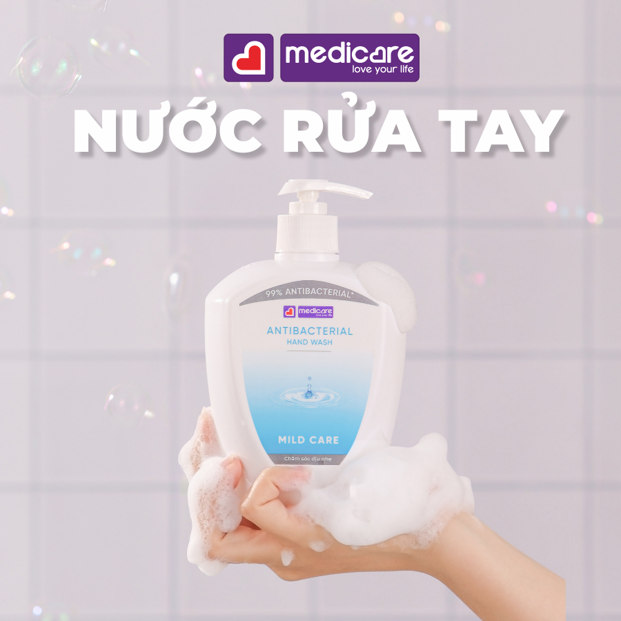 Nước rửa tay MEDiCARE kháng khuẩn 500ml