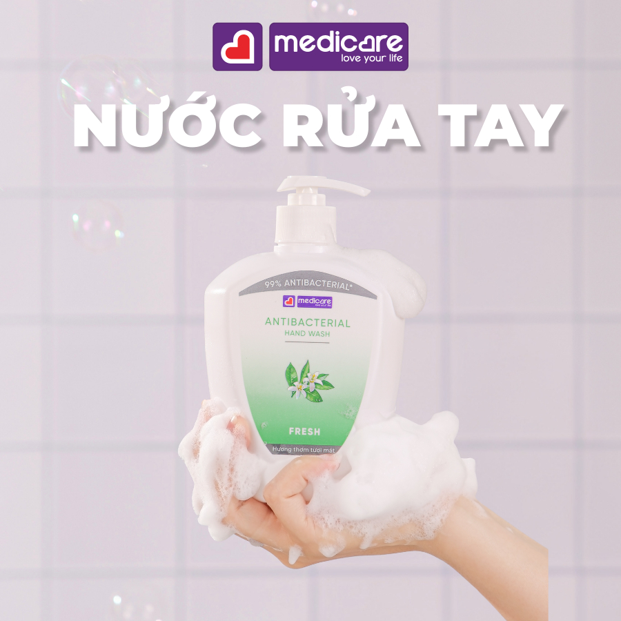 Nước rửa tay MEDiCARE kháng khuẩn 500ml
