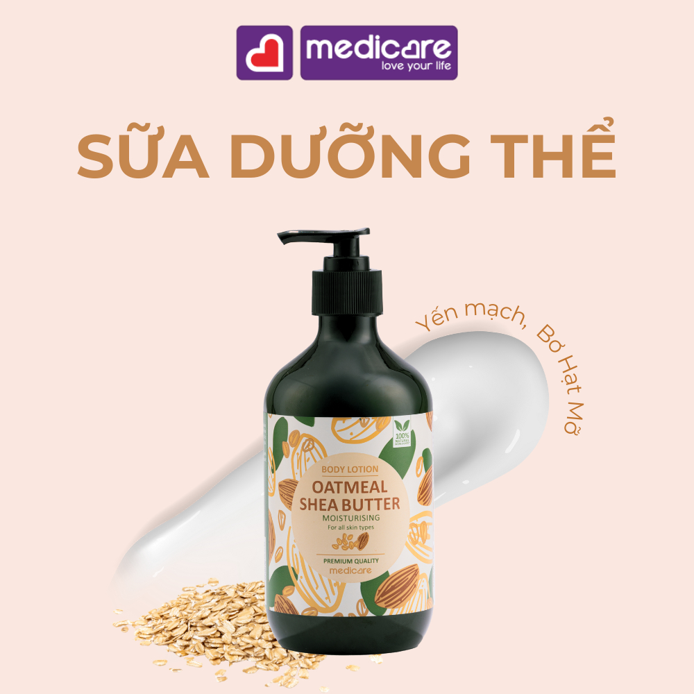 Sữa dưỡng thể MEDiCARE thiên nhiên 400ml