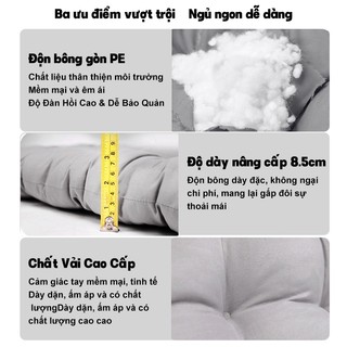 WTHB Outdoor Ghế xếp thư giãn Ghế lười gấp thành giường Gấp Gọn Kèm nệm gối cao cấp Nhôm chịu 400kg