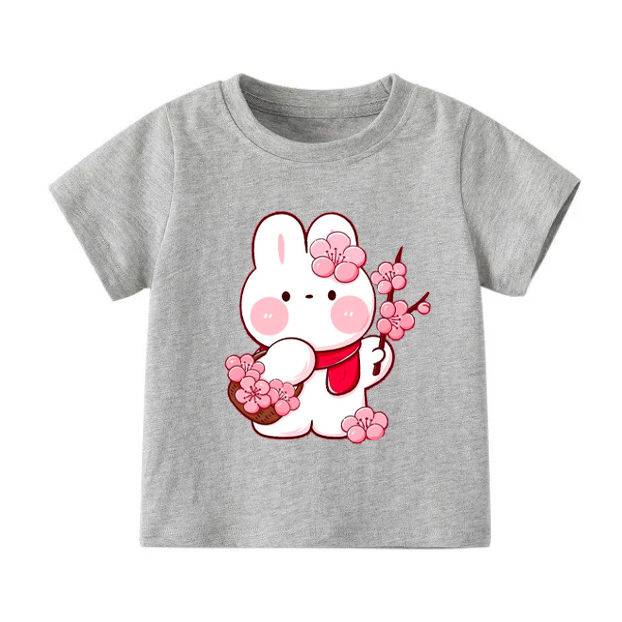 👕 Áo Thun Bé Gái mềm mịn thoáng mát in hình dễ thương 👕 AT391