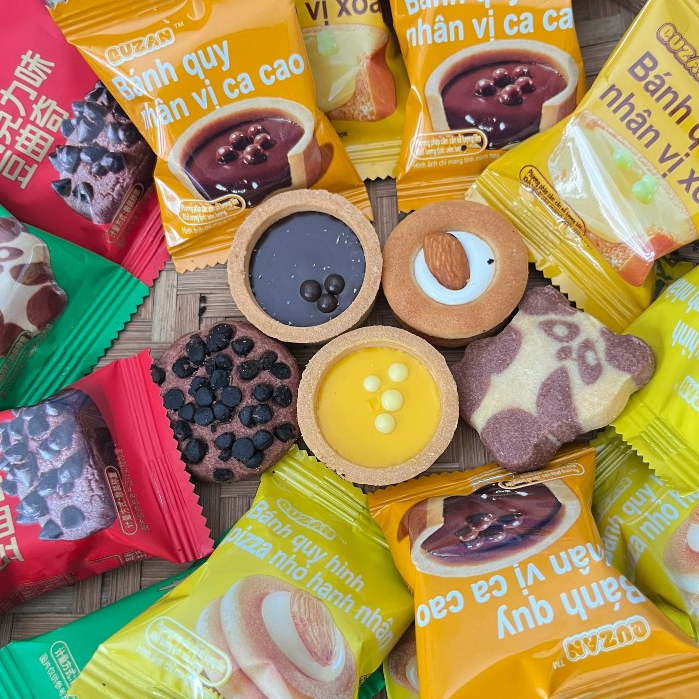BÁNH QUY HIỆU QUZAN Lss mix nhiều vị- HSD 9 tháng kể từ ngày sản