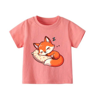 👕 Áo Thun Bé Gái mềm mịn thoáng mát in hình dễ thương 👕 AT392