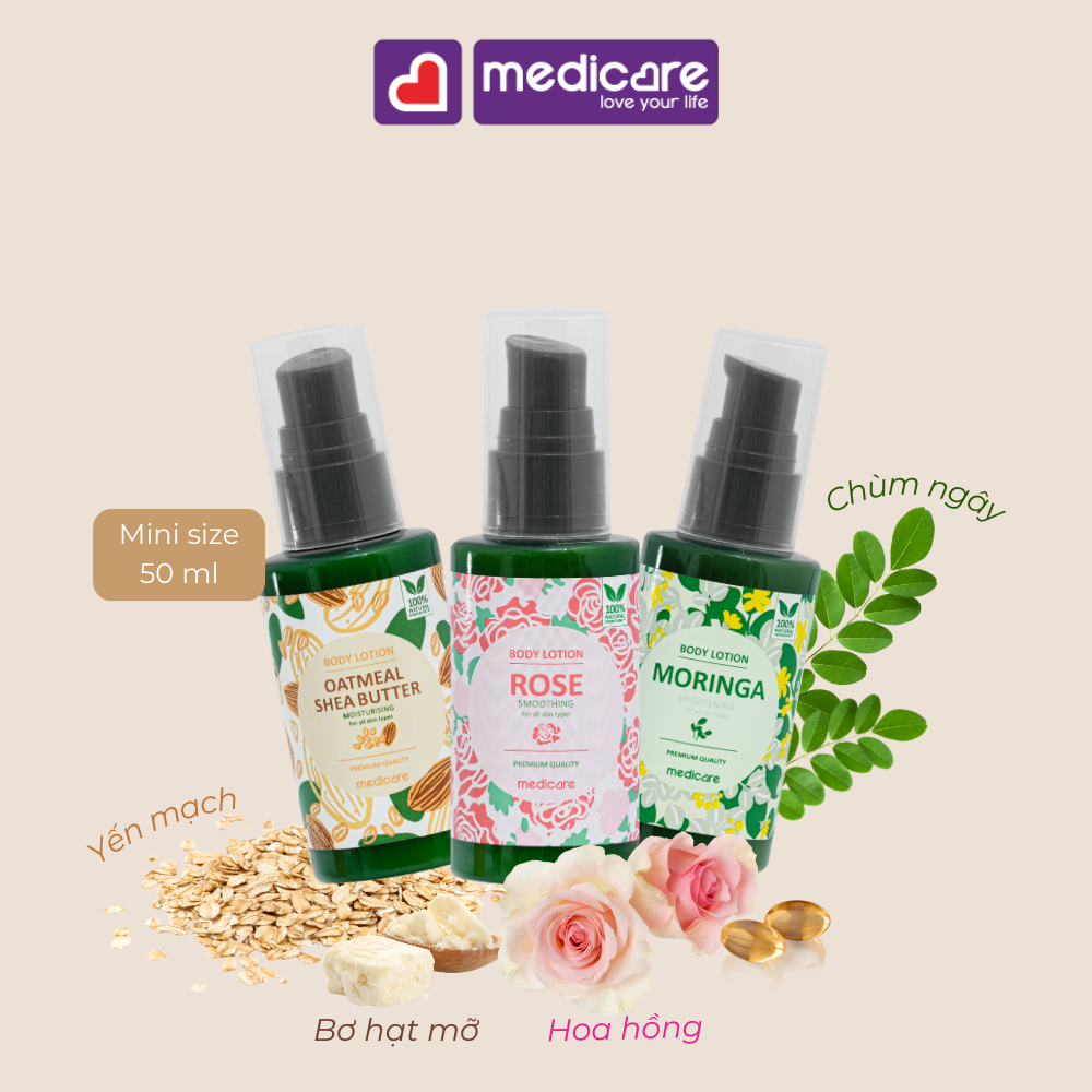 Sữa dưỡng thể MEDiCARE thiên nhiên 50ml