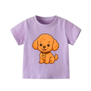 👕 Áo Thun Bé Gái mềm mịn thoáng mát in hình dễ thương 👕 AT393