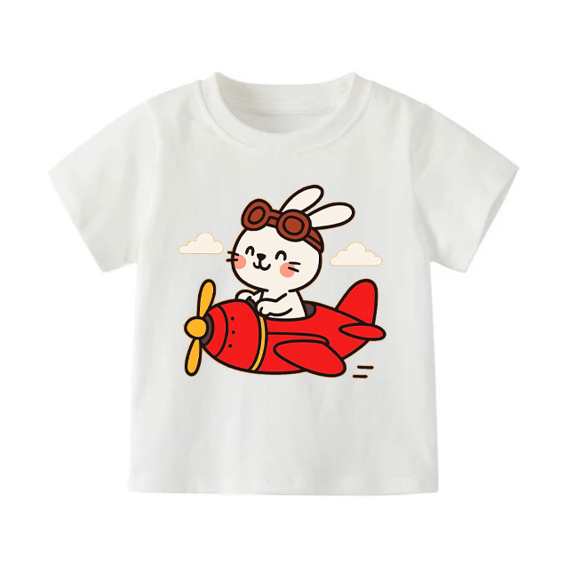 👕 Áo Thun Bé Gái mềm mịn thoáng mát in hình dễ thương 👕 AT396