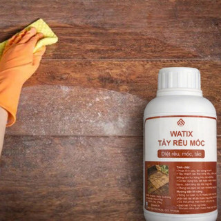 Combo 2 chai ngăn ngừa rêu mốc gỗ, tẩy rêu mốc gỗ, chống thấm cho gỗ - Watix