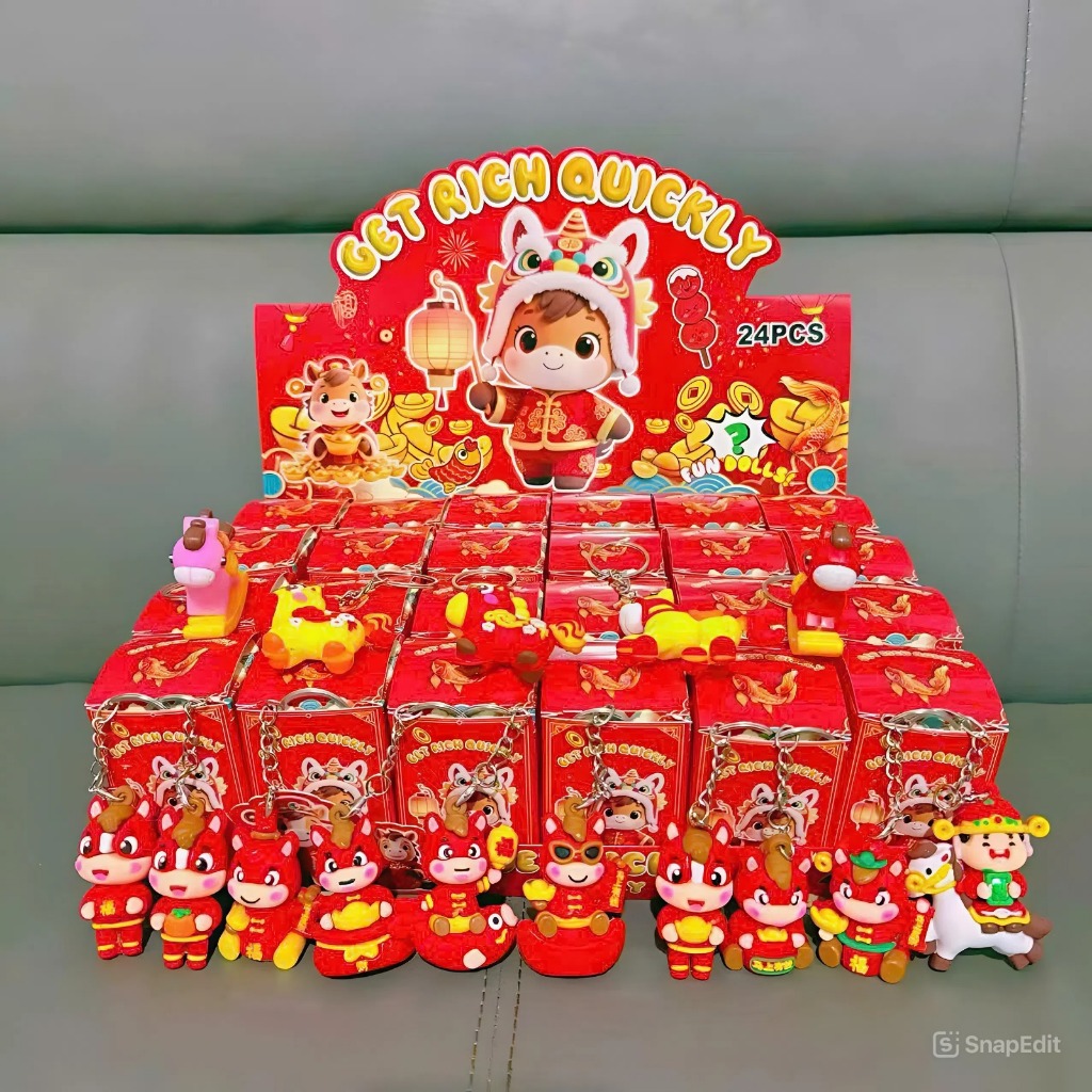 Đồ Chơi Hộp Mù Bí Ẩn Hộp Quà Bí Mật Túi Mù Móc Khóa Ngựa 2026 Full Set 24 Móc Khóa Natra Capybara -Đồ Chơi Cho Bé PUKAP