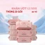 Thùng 10- 20 gói khăn ướt Gummi không cồn không Parabens dành cho em AMIZIN AMIZIN