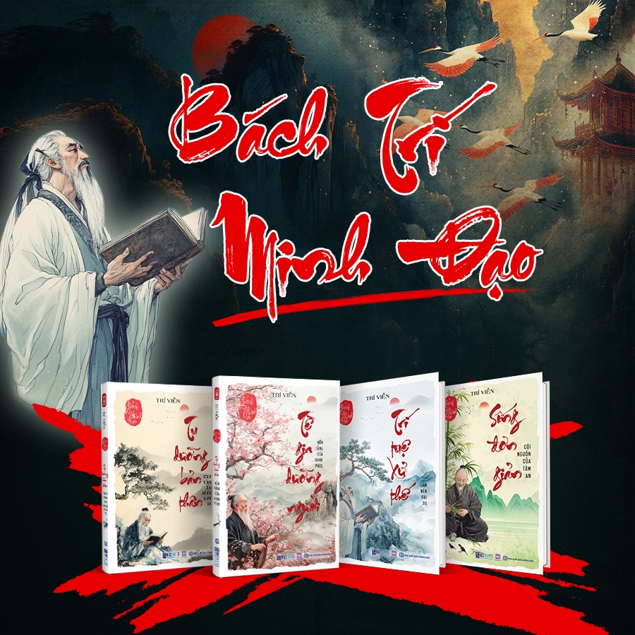 Sách Bách Trí Minh Đạo 4 Cuốn Cổ Thư Quý Giá Tu Dưỡng Bản Thân, Trí Tuệ Xử Thế, Sống Đơn Giản, Tề Gia Dưỡng Người