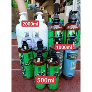 Dầu Gội Cặp Hồng Đạt Keratin Collagen 2000mlx2  mềm mượt Kiểm soát dầu Bảo vệ màu Nữ Women
