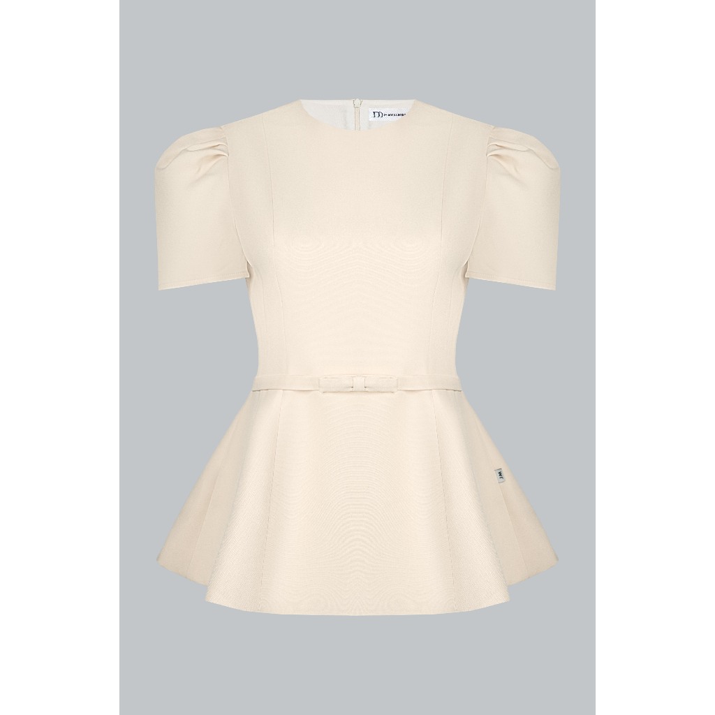Set Áo Thu Đông Cổ Tròn Chân Đổ 2T02.2601, Chân Váy Thu Đông Dáng A Ngắn 4S01.2601, Set Đồ Modern Lady Cồ Điển By JM