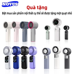 Quạt Mini Cầm Tay NOVUS, Gió Mạnh 3 Tốc Độ, Quà Tặng Nội Thất Hoàn Hảo