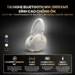 Tai nghe bluetooth Sony WH-1000XM5 màng loa 30mm chuẩn Hi-Res, công nghệ Auto NC Optimizer chống ồn — ảnh 2