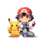 Hình ủi nhiệt quần áo mãu hoạt hình POKEMON ủi áo tại nhà,nhiều mẫu nhiều size