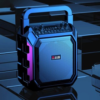 (Xả Kho) Loa Karaoke Bluetooth Chigo M63 Công Suất 100W, Loa Xách Tay Mini Kèm 2 Micro Không Dây