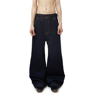 MAHU - QUẦN RAW DENIM ỐNG SUÔNG