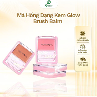 Má Hồng Dạng Kem Glow Brush Balm Tạo Hiệu Ứng Da Căng Bóng 3g