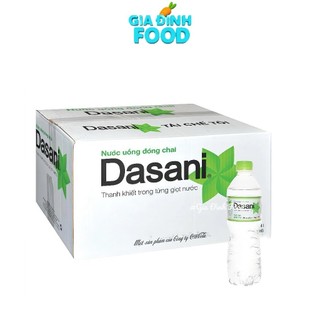 [THÙNG x24 Chai] Nước Suối tinh khiết Dasani 510ml/Chai