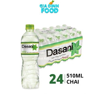 [THÙNG x24 Chai] Nước Suối tinh khiết Dasani 510ml/Chai