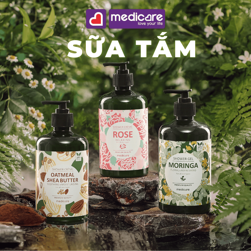 Sữa Tắm MEDiCARE thiên nhiên 450ml