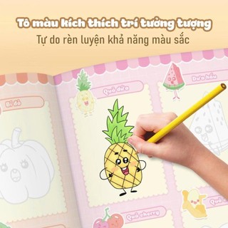 Sách- Bộ Sách Tập Vẽ Theo Nét Cho Bé 2–6 Tuổi | Tô Màu – Luyện Nét – Phát Triển Tư Duy (Có Tách Lẻ)
