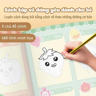 Sách- Bộ Sách Tập Vẽ Theo Nét Cho Bé 2–6 Tuổi | Tô Màu – Luyện Nét – Phát Triển Tư Duy (Có Tách Lẻ)