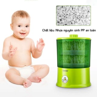 (Xả Kho) Máy Làm Giá Đỗ Bằng Điện Connie A323B 3 Tầng – Tự Động Phun Nước, 2–3 Ngày Thu Hoạch