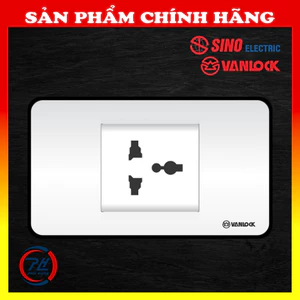 Ổ cắm đa năng 3 chấu Sino SC thay thế ổ cắm 2 chấu
