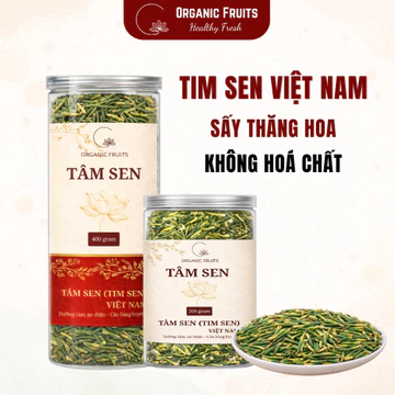 Tâm Sen sấy khô 400g Tim Sen - Tâm Sen loại thượng hạng, không vụn giúp ngủ ngon, ngủ sâu giấc