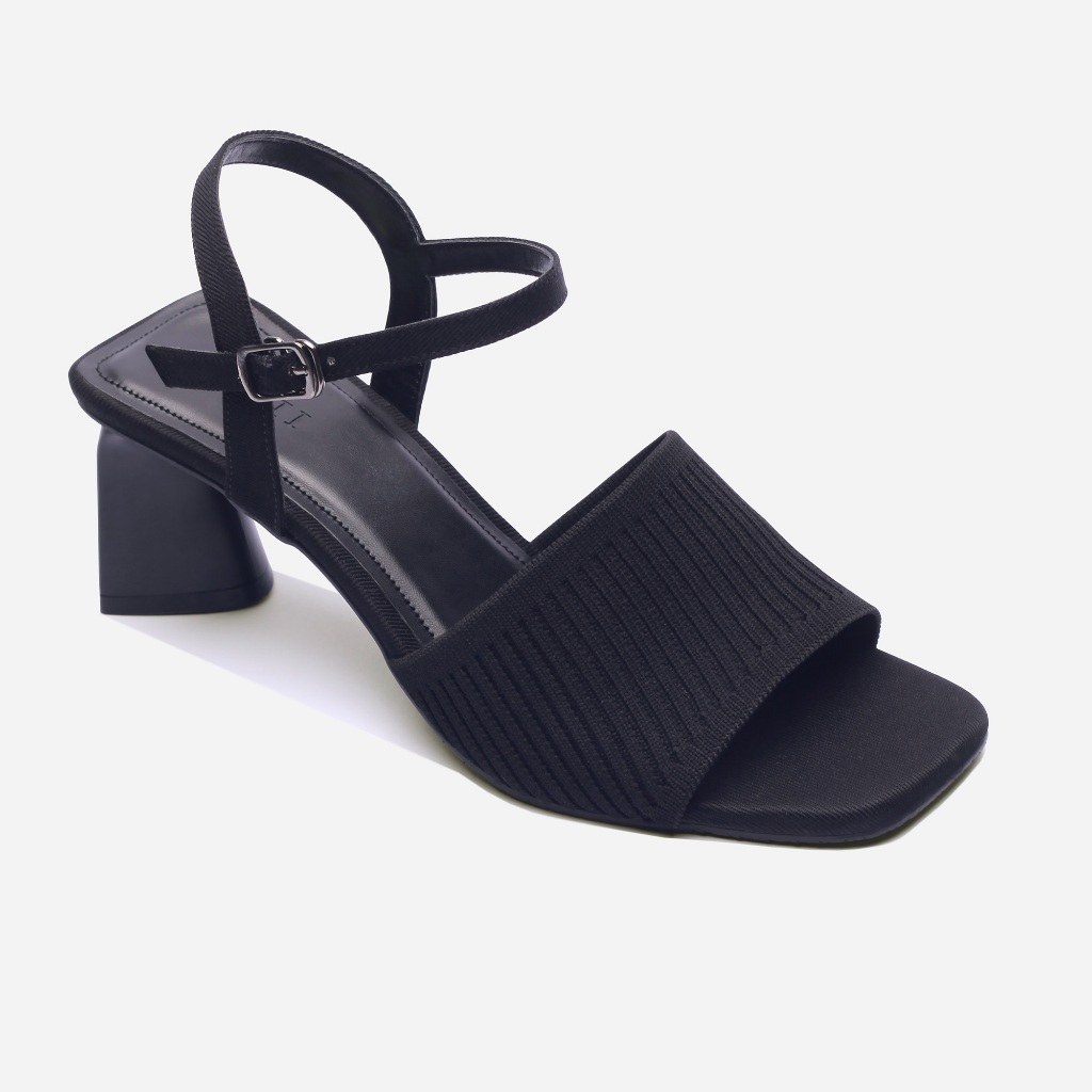 CORII - Giày Sandal Cao Gót Mũi Vuông TẾT 2026 Thời Trang và Thoải Mái  - CR6T261 Đen