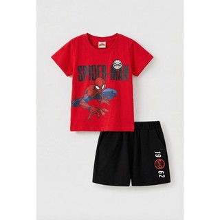 Bộ thun ngắn tay Spider-man bé trai Rabity 560.075