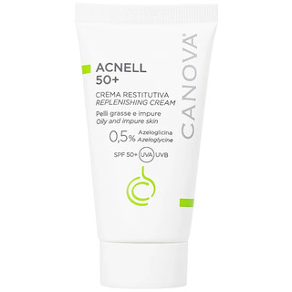 [HÀNG CÔNG TY] Kem chống nắng ngừa mụn phổ rộng Canova Acnell 50+ Replenishing Cream (50ml)