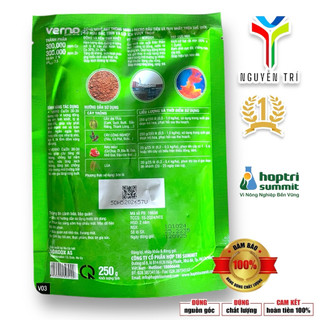 Phân Bón Lá VERNO Cu/Zn 30-30 | Đồng Kẽm Tinh Khiết | Kích Kháng – Tăng Sức Đề Kháng | Gói 250g